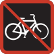 No bicycles allowed